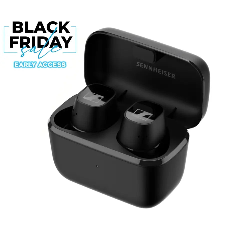 Sennheiser CX PLUS True Wireless Earbuds with Active Noise Cancellation - Black Wireless Earbuds