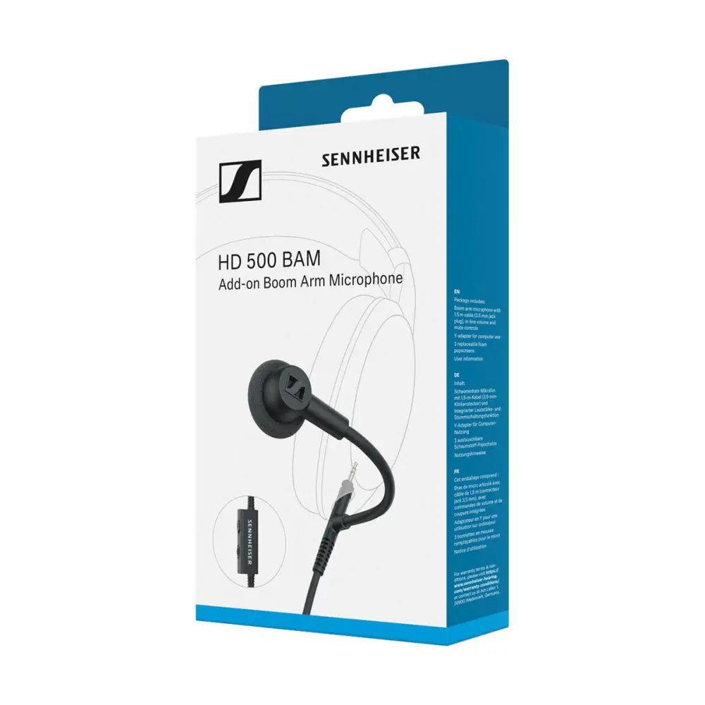 Sennheiser HD 500 BAM Add on Boom Arm Microphone Boom Arm Microphones