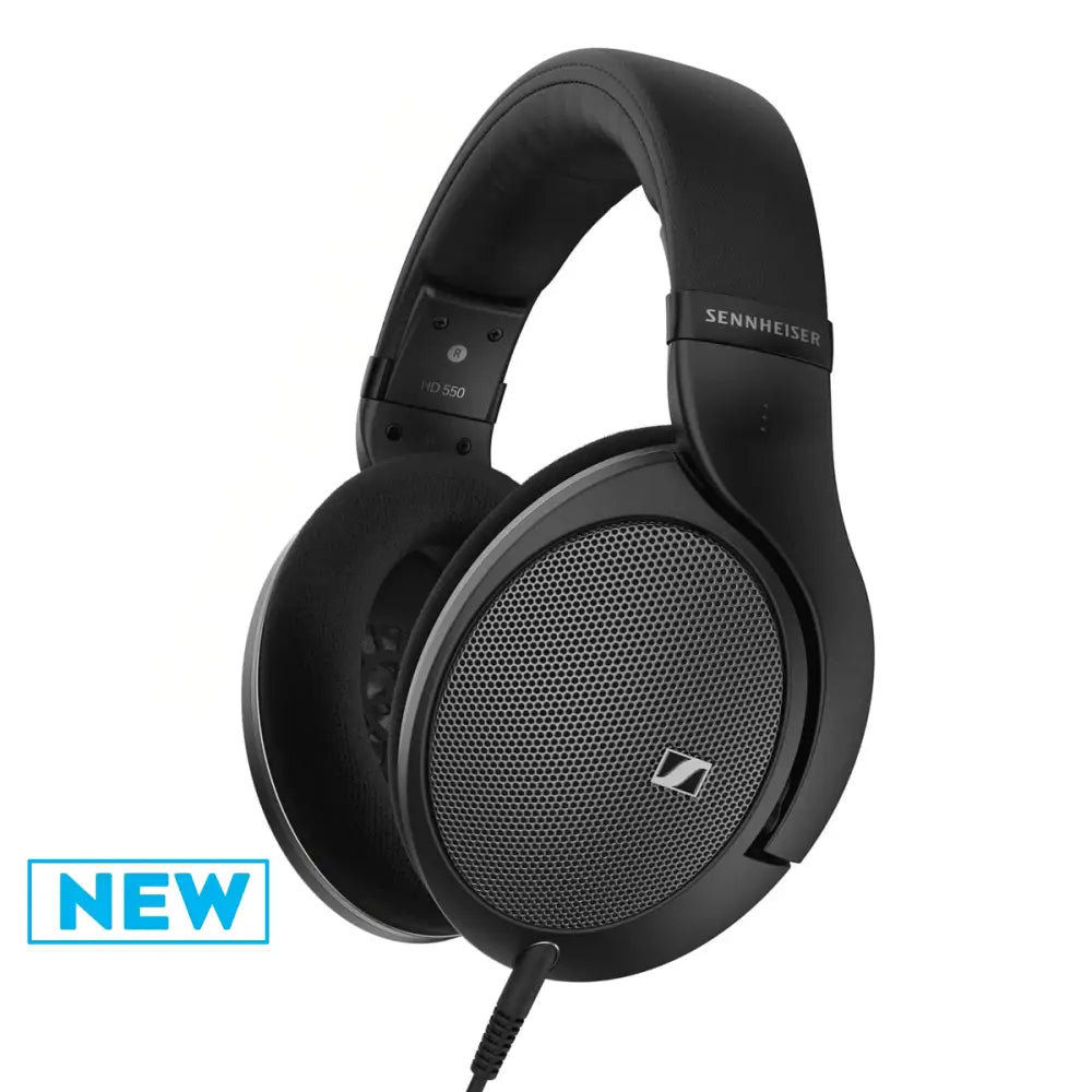 Sennheiser HD 550 Over-Ear Open-back Headphones (Black) Audiophile Headphones