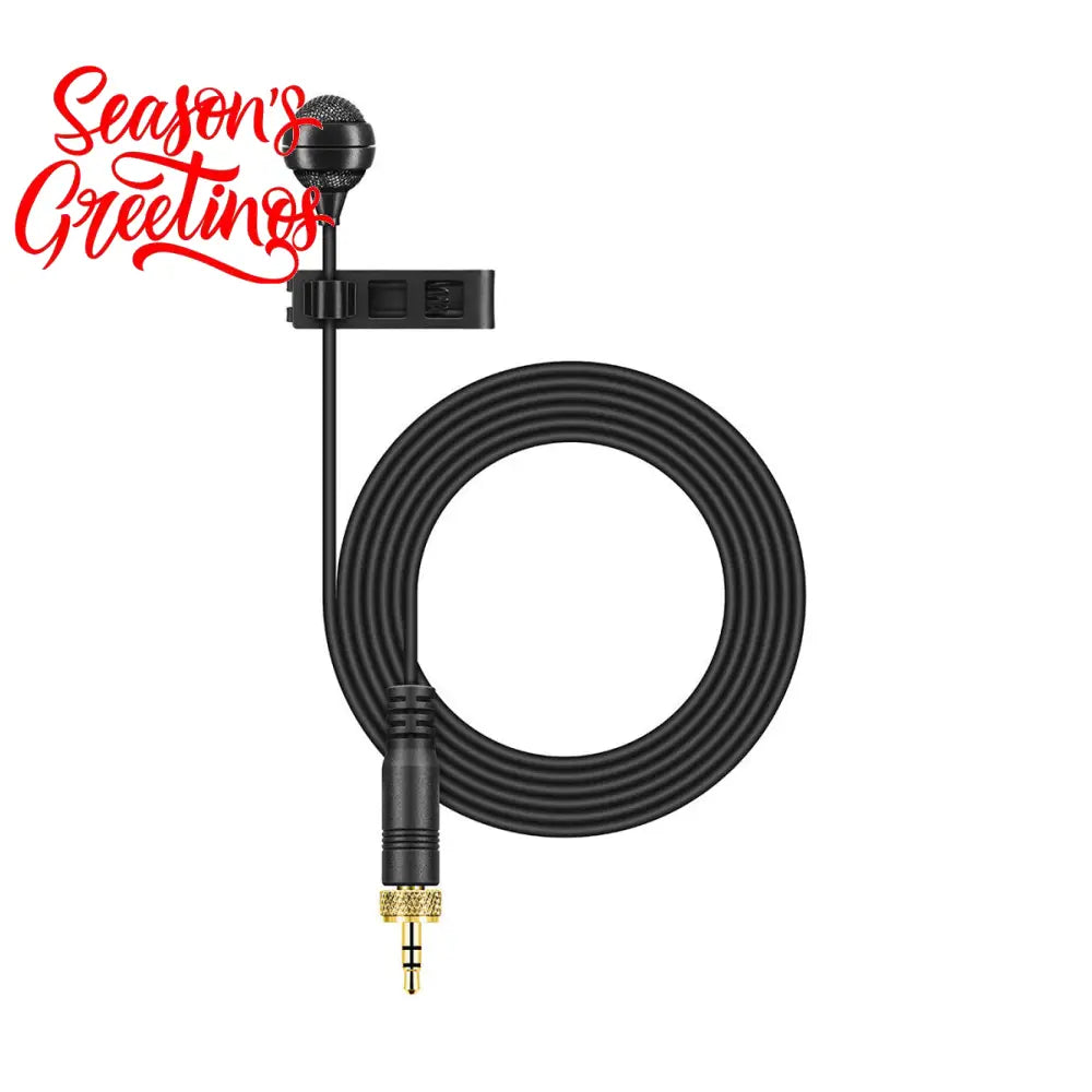 Sennheiser ME 4 Cardioid Lavalier Microphone with Locking 3.5mm Connector Lapel Systems