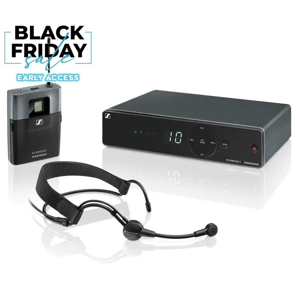 Sennheiser XSW 1-ME3-B Wireless Headmic Set Headset Systems