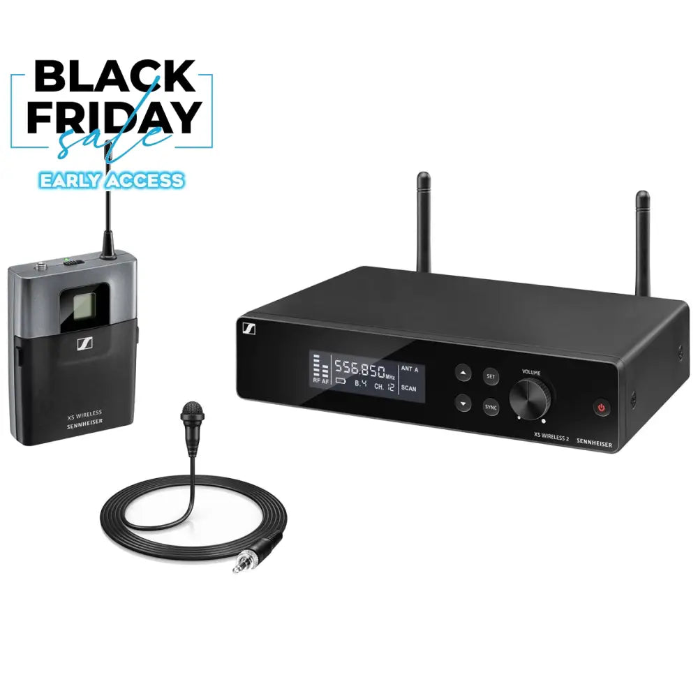 Sennheiser XSW 2-ME2-B Wireless Lavalier Set Lapel Systems