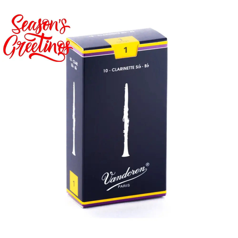 Vandoren Clarinet Reeds 1 - Per Box Clarinet Reeds