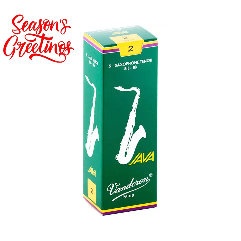 Vandoren Java Tenor Reeds 2 - Per Each Reed Saxophone Reeds