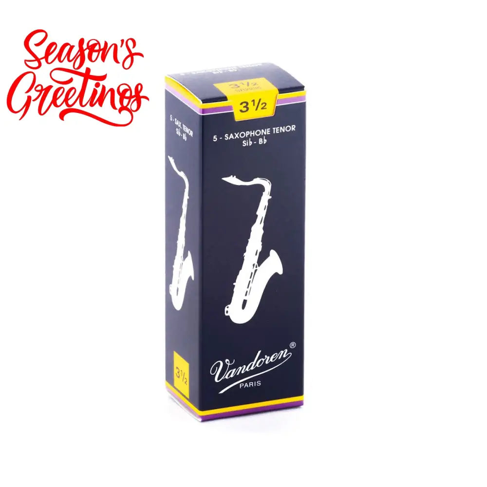 Vandoren Tenor Sax Reeds 3.5 - Per Box of 5 Saxophone Reeds