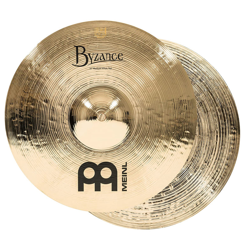 Meinl Byzance Brilliant 14in Medium Hihat Pair
