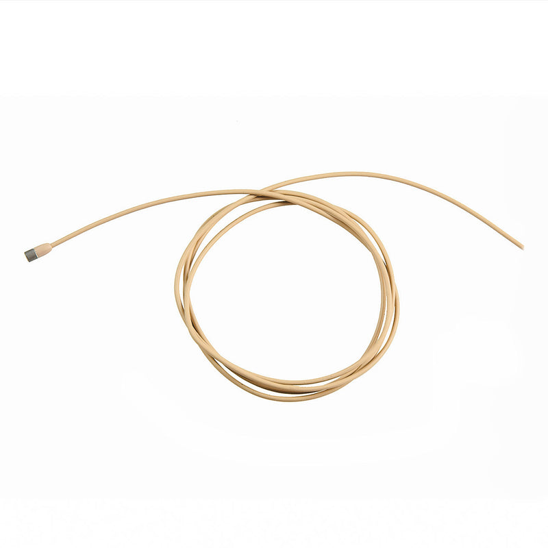 Sennheiser MKE 2-5-3 GOLD-C Omni-directional Lapel Microphone, With Open-ended 4m Cable, Beige