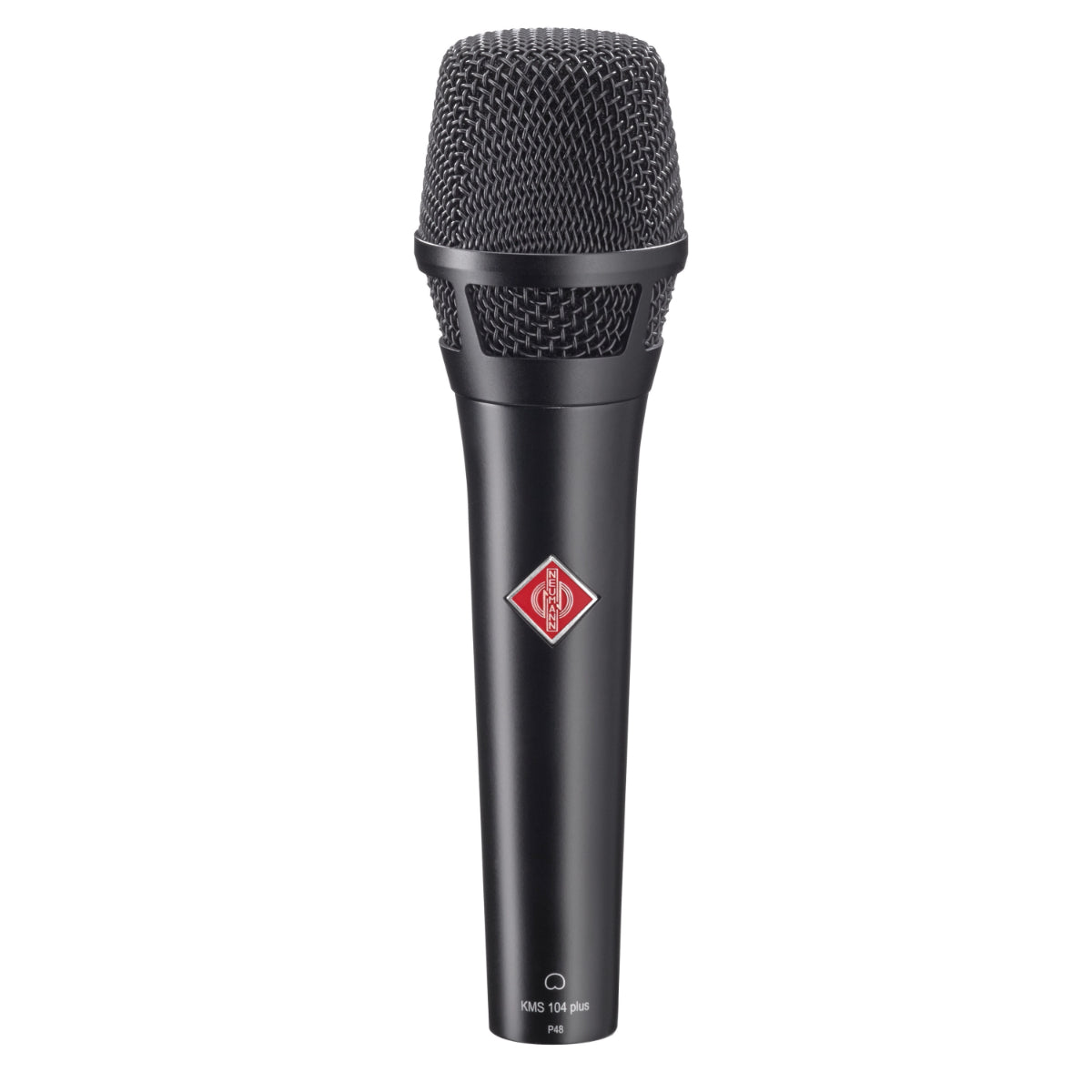 Neumann KMS 104 PLUS BK Vocalist Microphone, Cardioid, Black, Condenser Microphone Capsule, SG 105