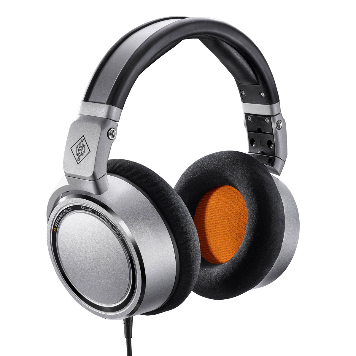 Neumann NDH 20 Headphones Closed System, Silver, Circumaural, Foldable, 6.3/3.5mm Adaptor