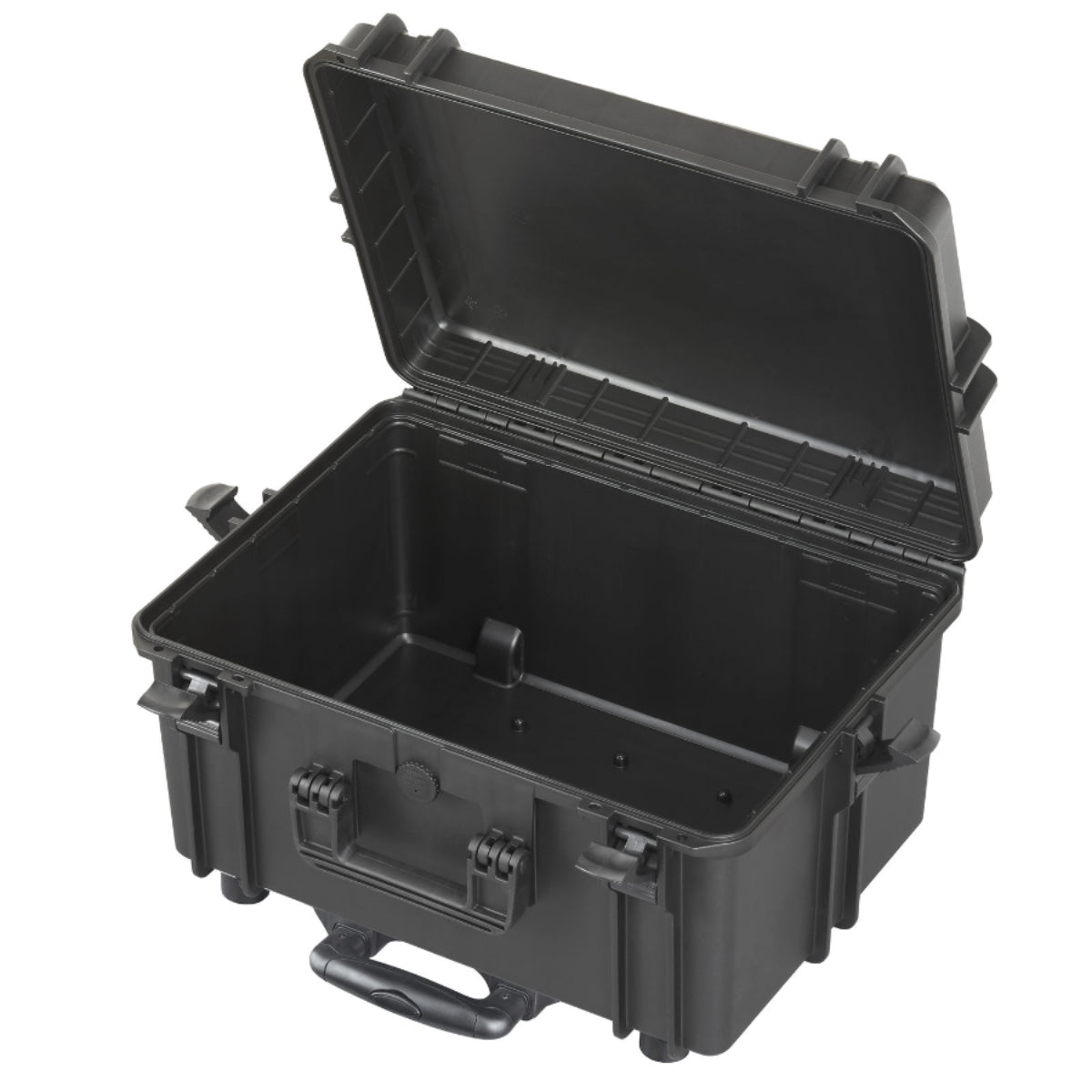 SP PRO 505H280TR Black Trolley Case, Empty w/ Convoluted Foam in Lid, ID: L500xW350xH280mm
