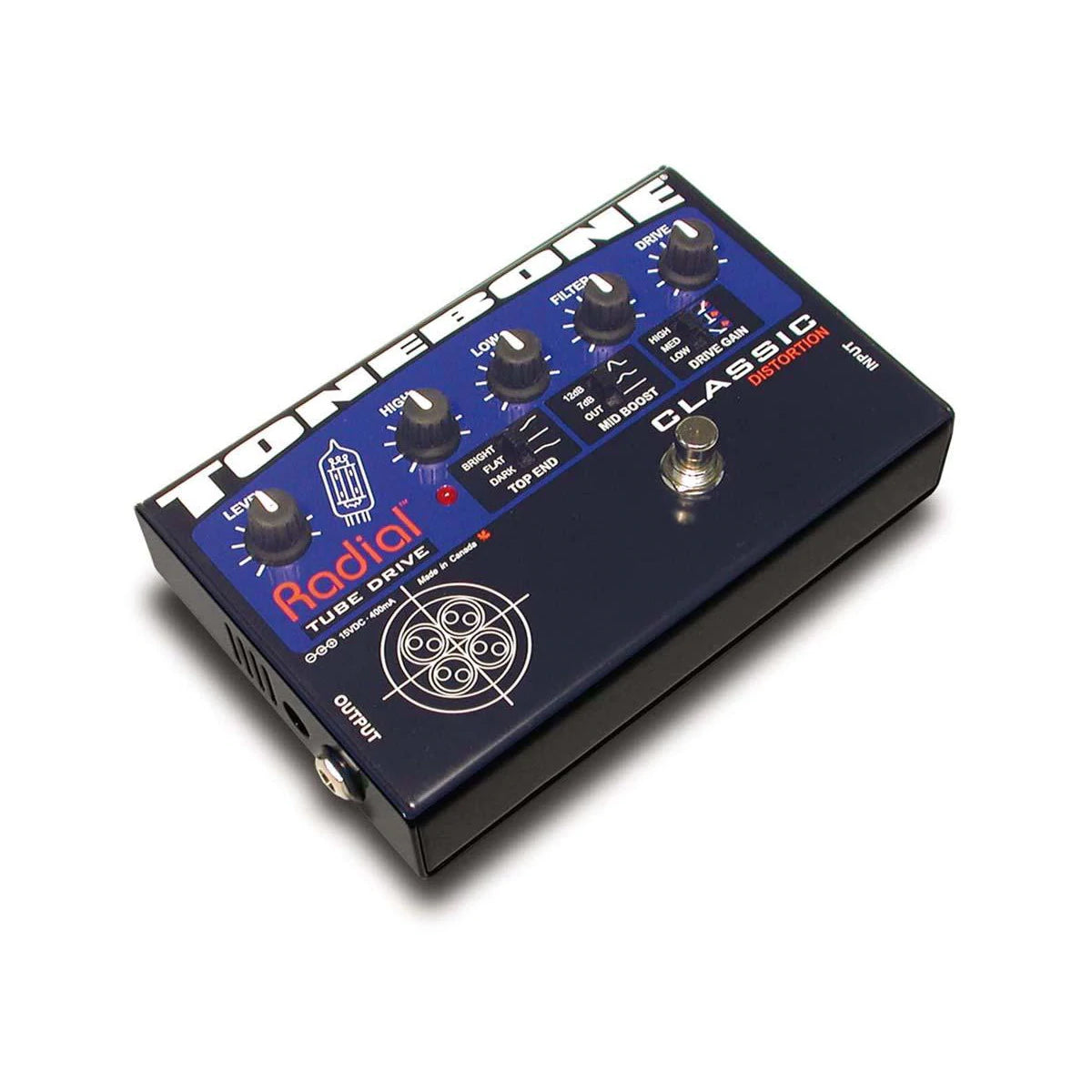 Radial Tonebone Classic Tube distortion 12AX7 equipped American style tones. PSU included