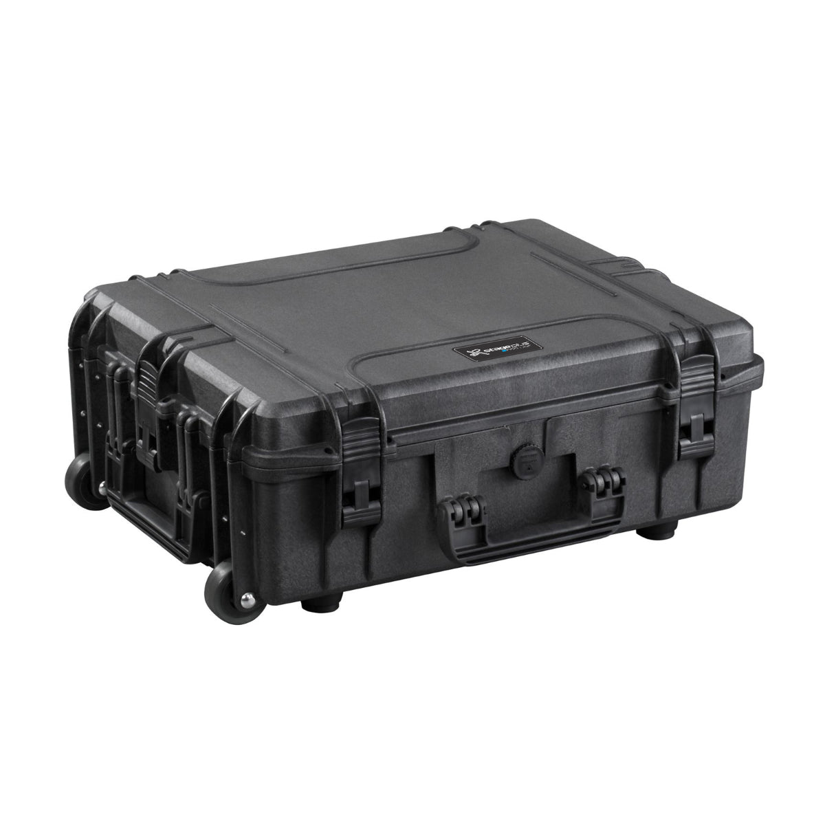 SP PRO 540H190TR Black Trolley Case, Empty w/ Convoluted Foam in Lid, ID: L538xW405xH190mm
