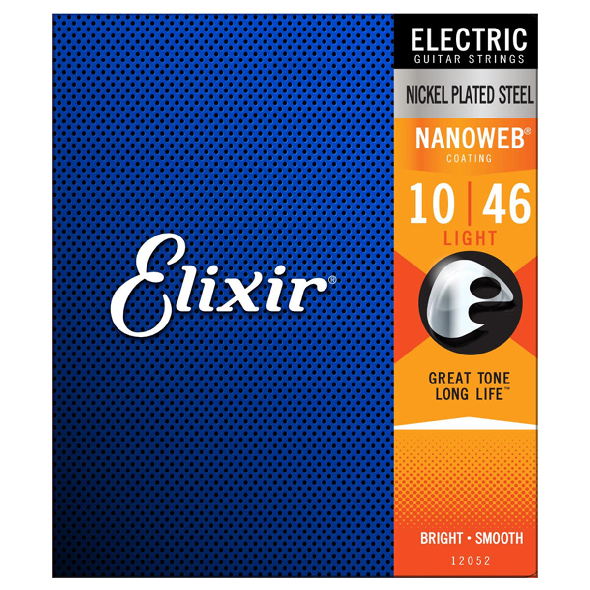 Elixir 12052 Electric Strings Light Nickel Plated Steel Nanoweb 0.10-0.46
