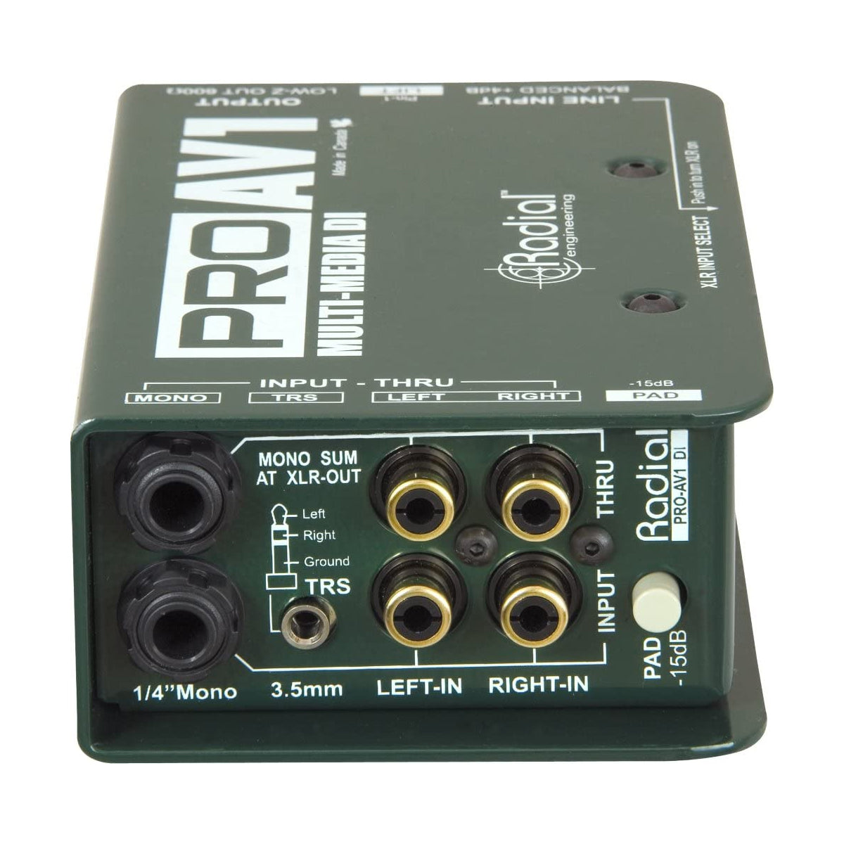 Radial ProAV1 Passive DI Box