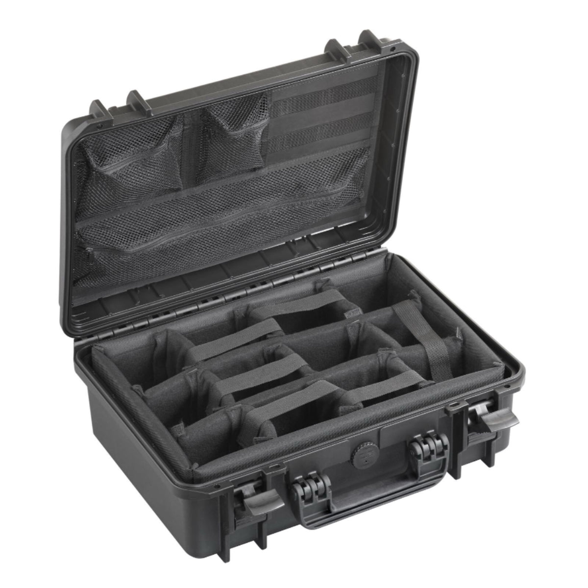 SP PRO 430CAMORG Black Carry Case, Padded Dividers + Lid Organizer, ID: L426xW290xH159mm