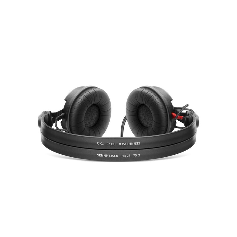 Sennheiser HD 25 Split Headband Headphones, 1.5m Cable, 3.5mm Angled Jack Plug, 1/4" Adapter