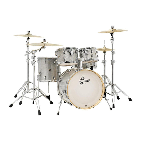 Gretsch Drums CM1E825SS Catalina Maple Shell Pack 5-Pc W/22" Kick - Silver Sparkle
