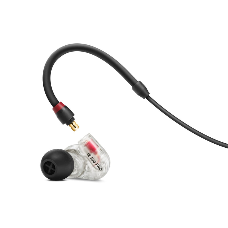 Sennheiser IE 100 PRO Clear In-ear Headset, 1.3m Cable, Soft Pouch, Ear Adapters (S/M/L)
