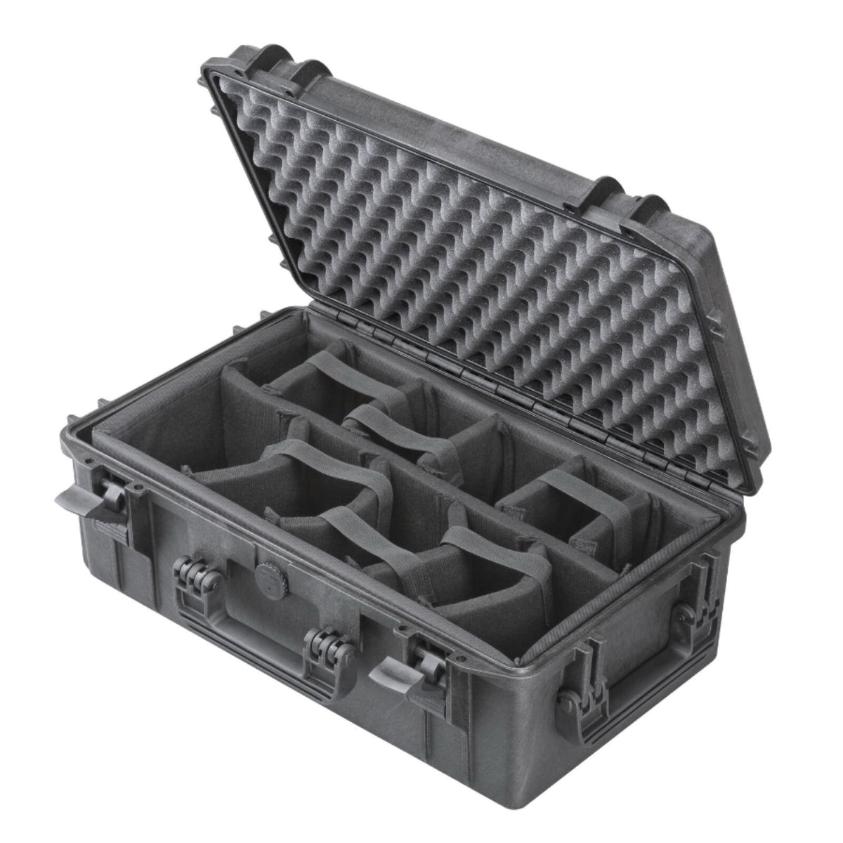 SP PRO 520CAM Black Carry Case, Padded Dividers, ID: L520xW290xH200mm