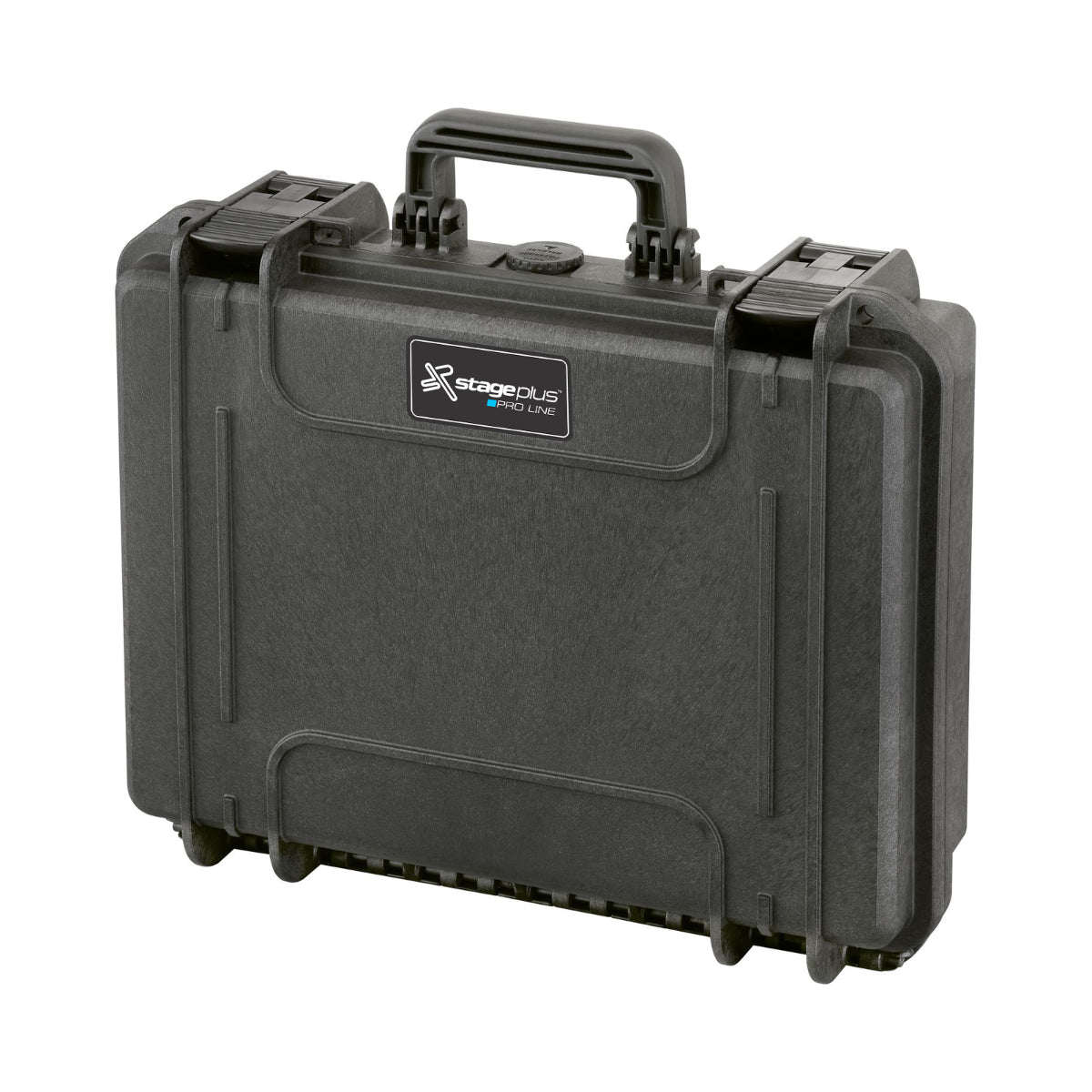 SP PRO 380H115 Black Carry Case, Empty w/ Convoluted Foam in Lid, ID: L380xW270xH115mm