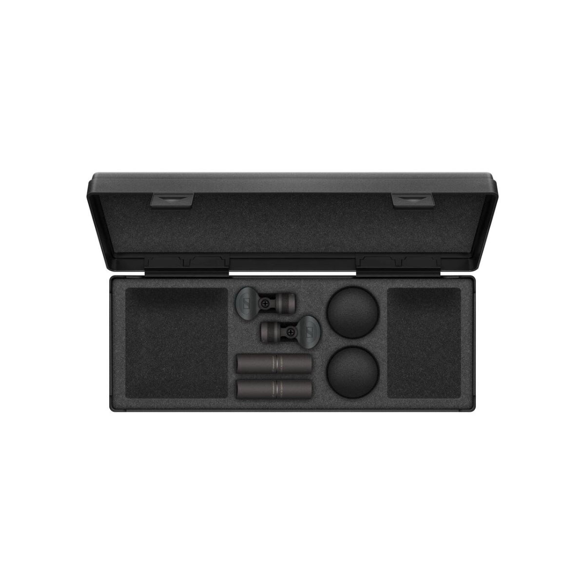 Sennheiser MKH 8020 Stereoset Redesign 2x Condenser Omni-directional Microphone, 2 XLR Module, Black