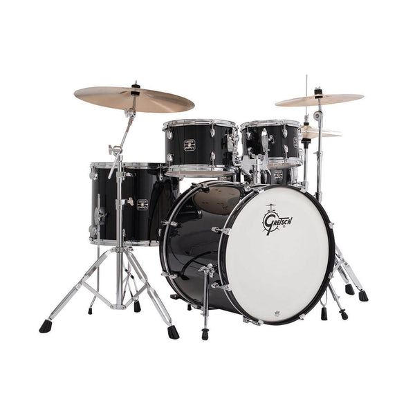 Gretsch Drums GE4E825B Energy Kit W/22" Kick And Hardware - Black