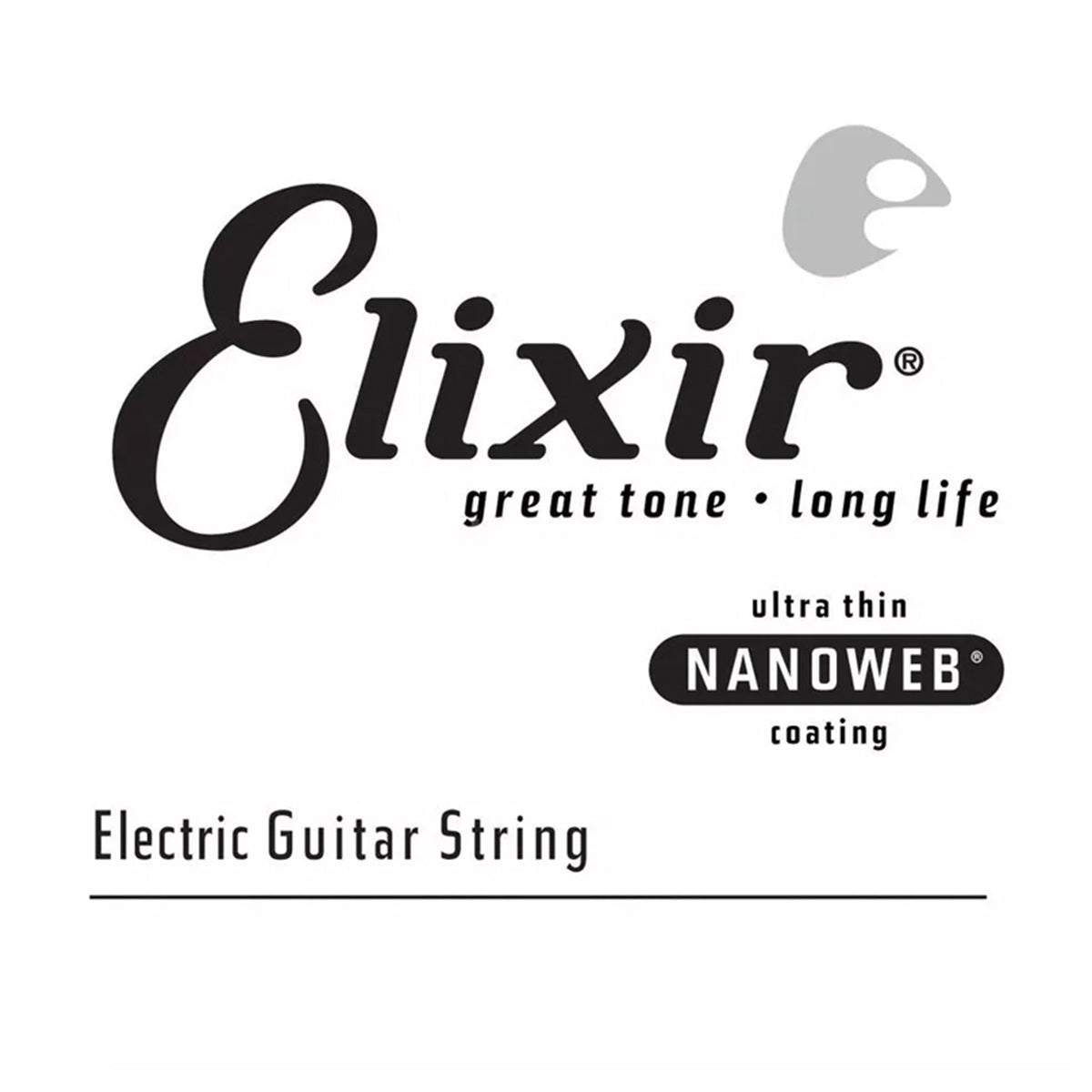 Elixir 15224 Electric Strings 0.024 Single String Nickel Plated Nanoweb 0.24