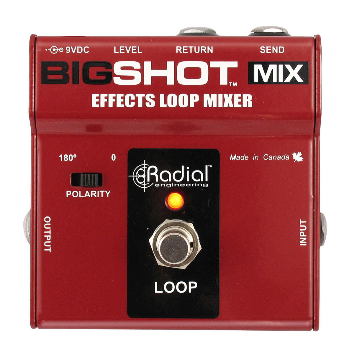 Radial BigShot MIX Effects loop controller, class-A buffer