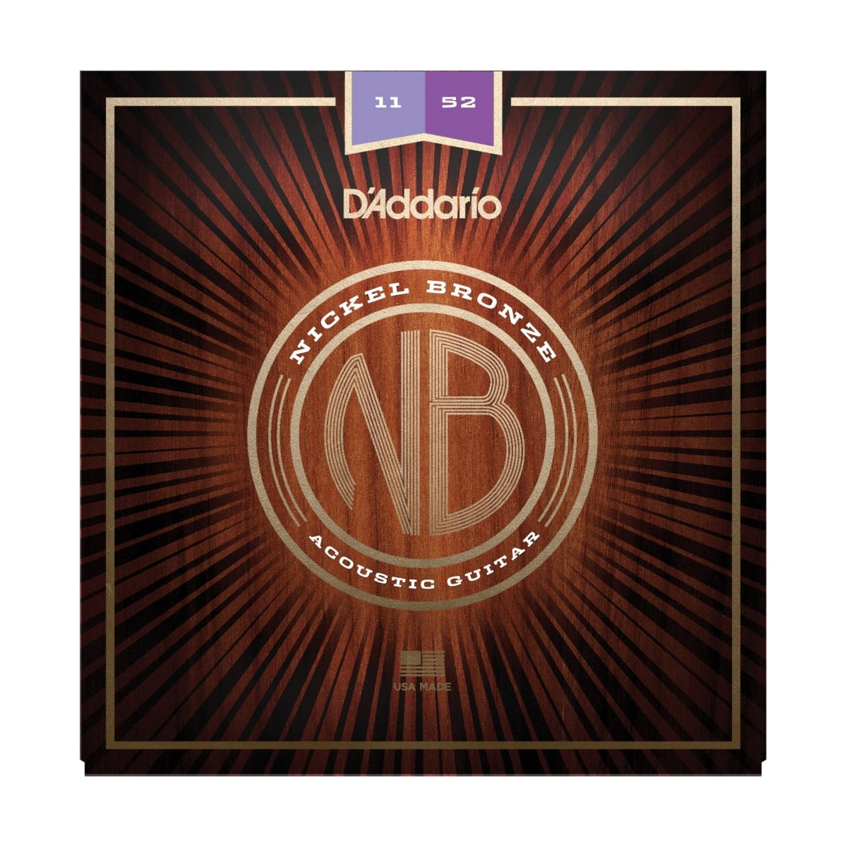 D'Addario NB1152 Nickel Bronze Acoustic Guitar Strings