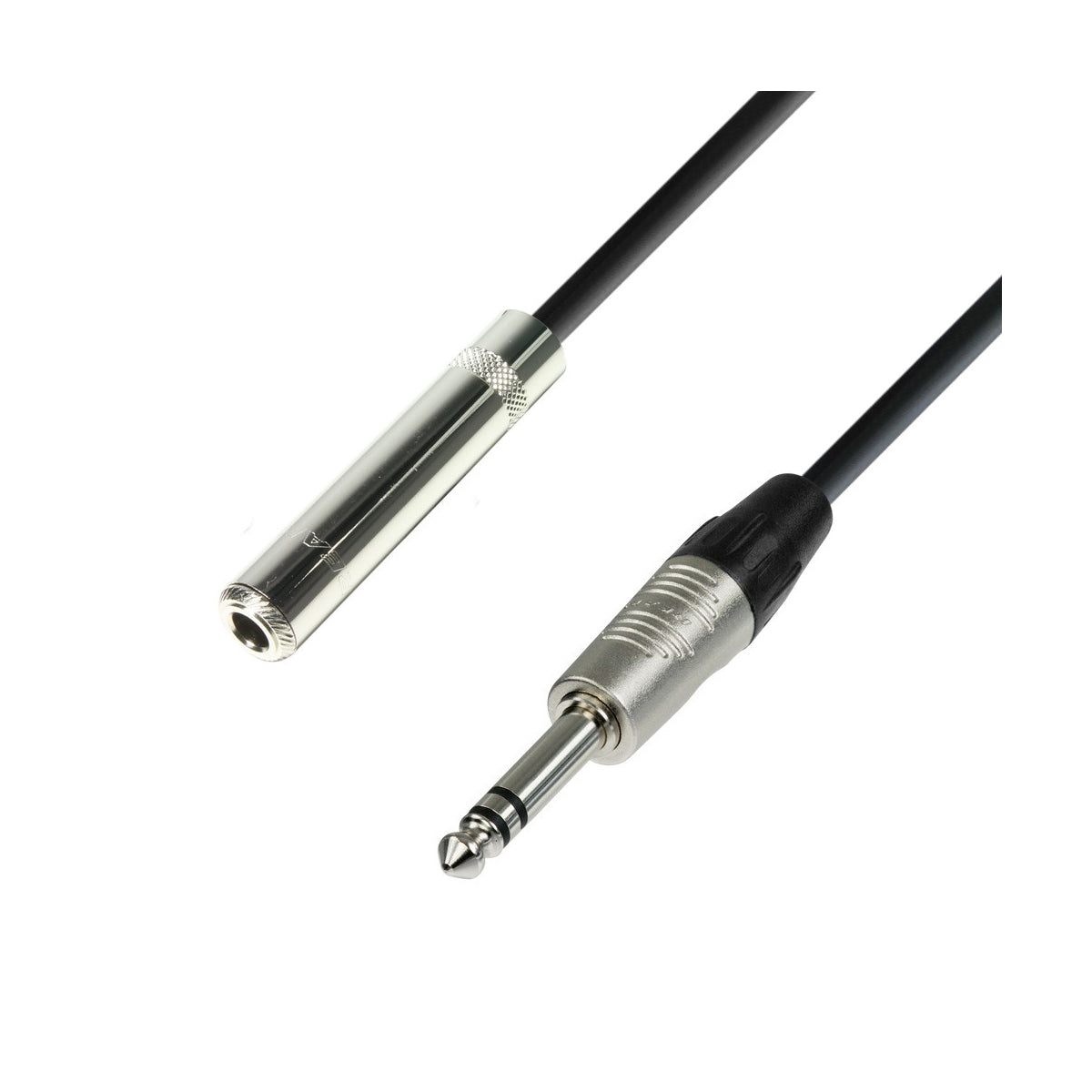 Adam Hall Cables K4 BYV 0600 - Headphone Extension 3.5mm Jack stereo to 6.3mm Jack stereo 6m