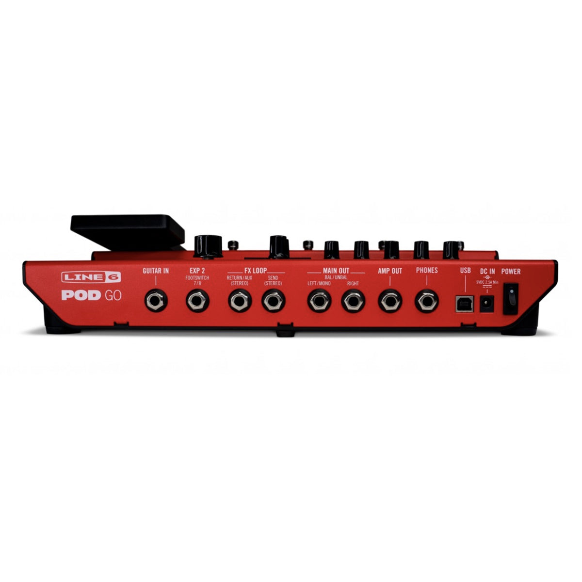 Line 6 POD Go Guitar Multi-Effects Pedal - Red Ltd Edition
