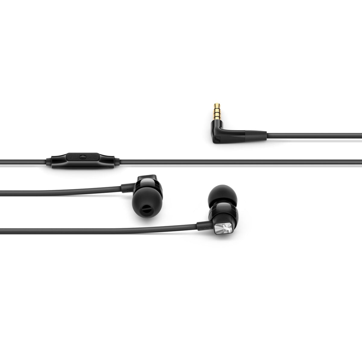 Sennheiser CX 300S Black Stereo Earphones, 1.2m Cable, 3.5mm Angled Jack Plug