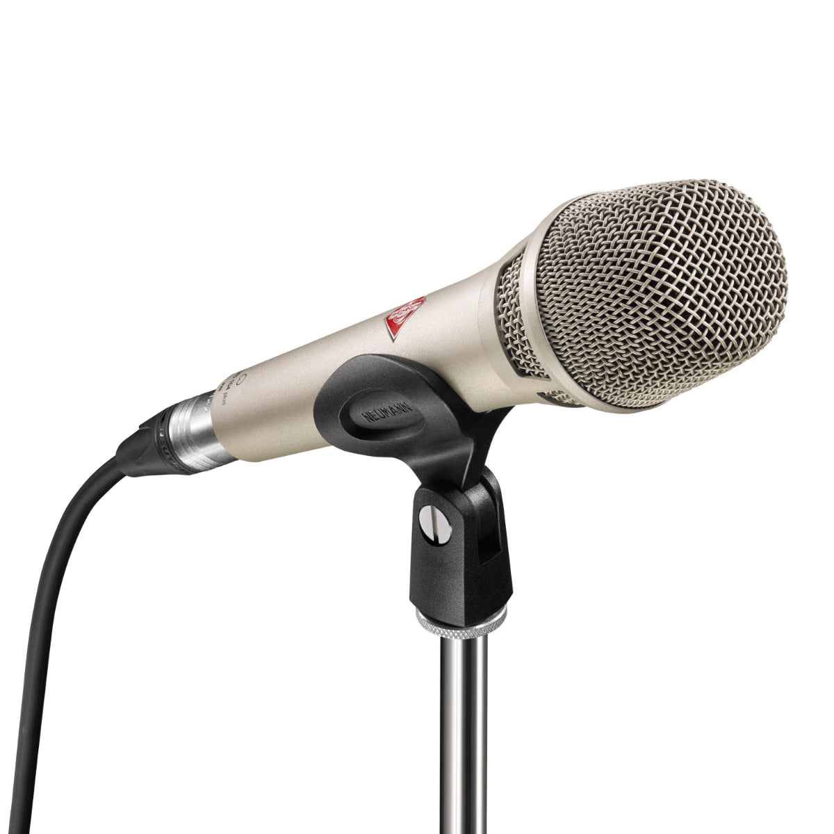 Neumann KMS 104 PLUS Vocalist Microphone, Cardioid, Nickel, Condenser Microphone Capsule, SG 105