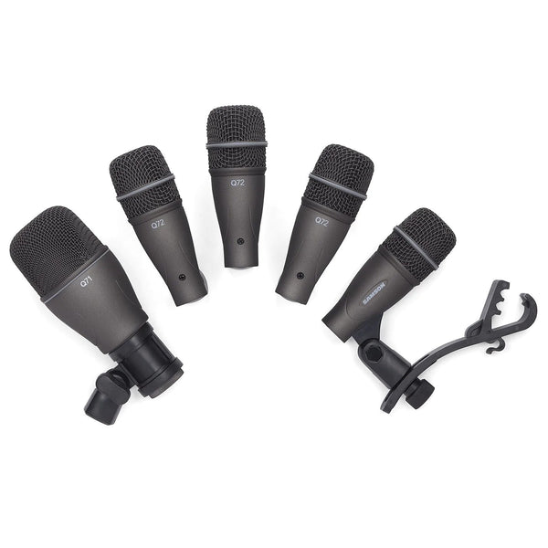 Samson DK705 5 Piece Drum Microphone Kit With Case