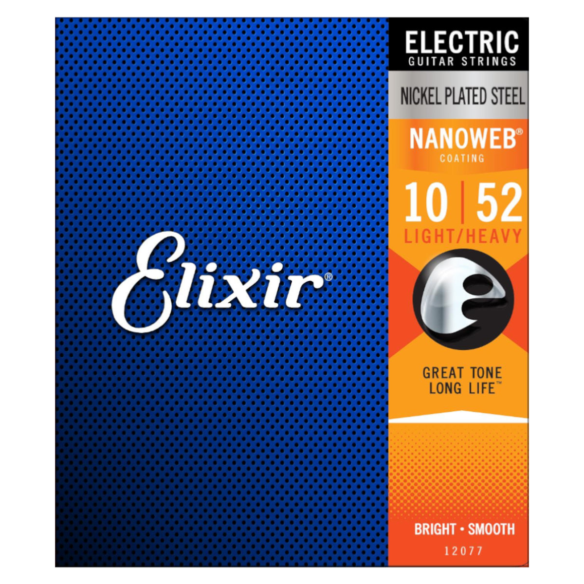 Elixir 12077 Electric Light Heavy Nickel Plated Steel Nanoweb 0.10-0.52