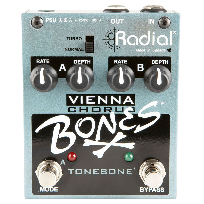Radial Tonebone Vienna Analog chorus pedal – PSU not included.