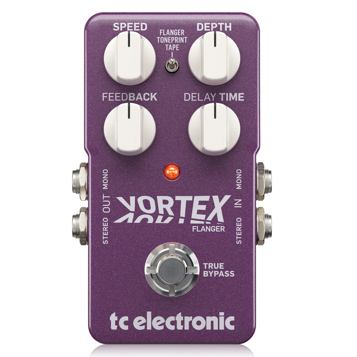 TC Electronic Vortex Flanger - Toneprint Enabled Flanger with Stereo In/out