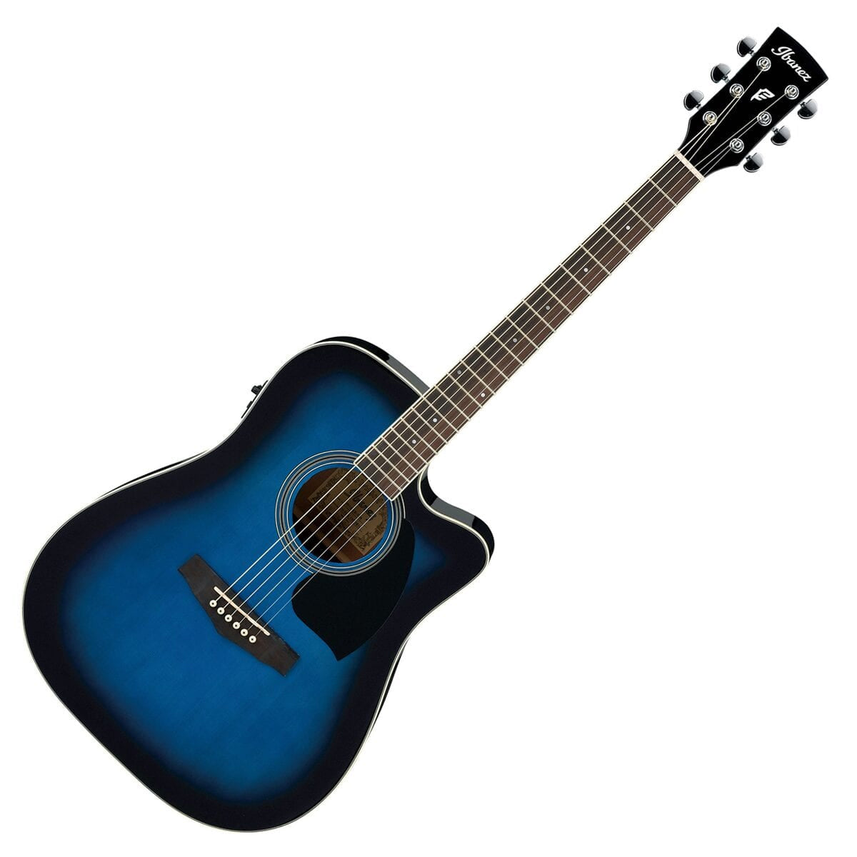 Ibanez PF15ECE Performance Series Acoustic Guitar - Trans Blue