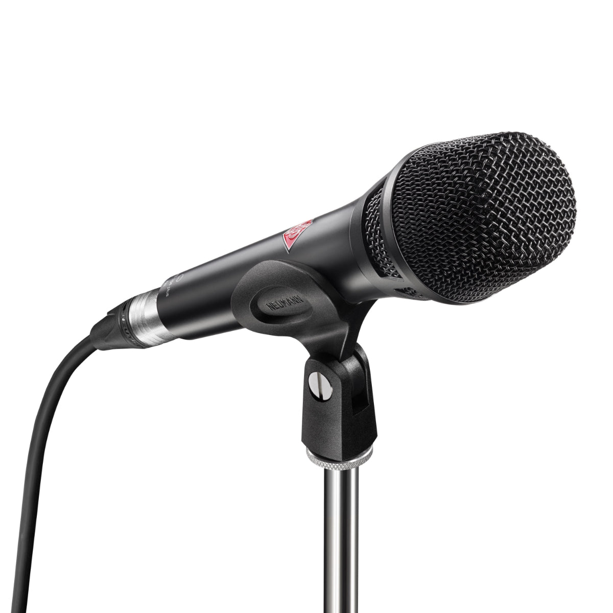 Neumann KMS 104 PLUS Studio Grade Stage Cardioid Condenser Microphone for Vocalists, Black