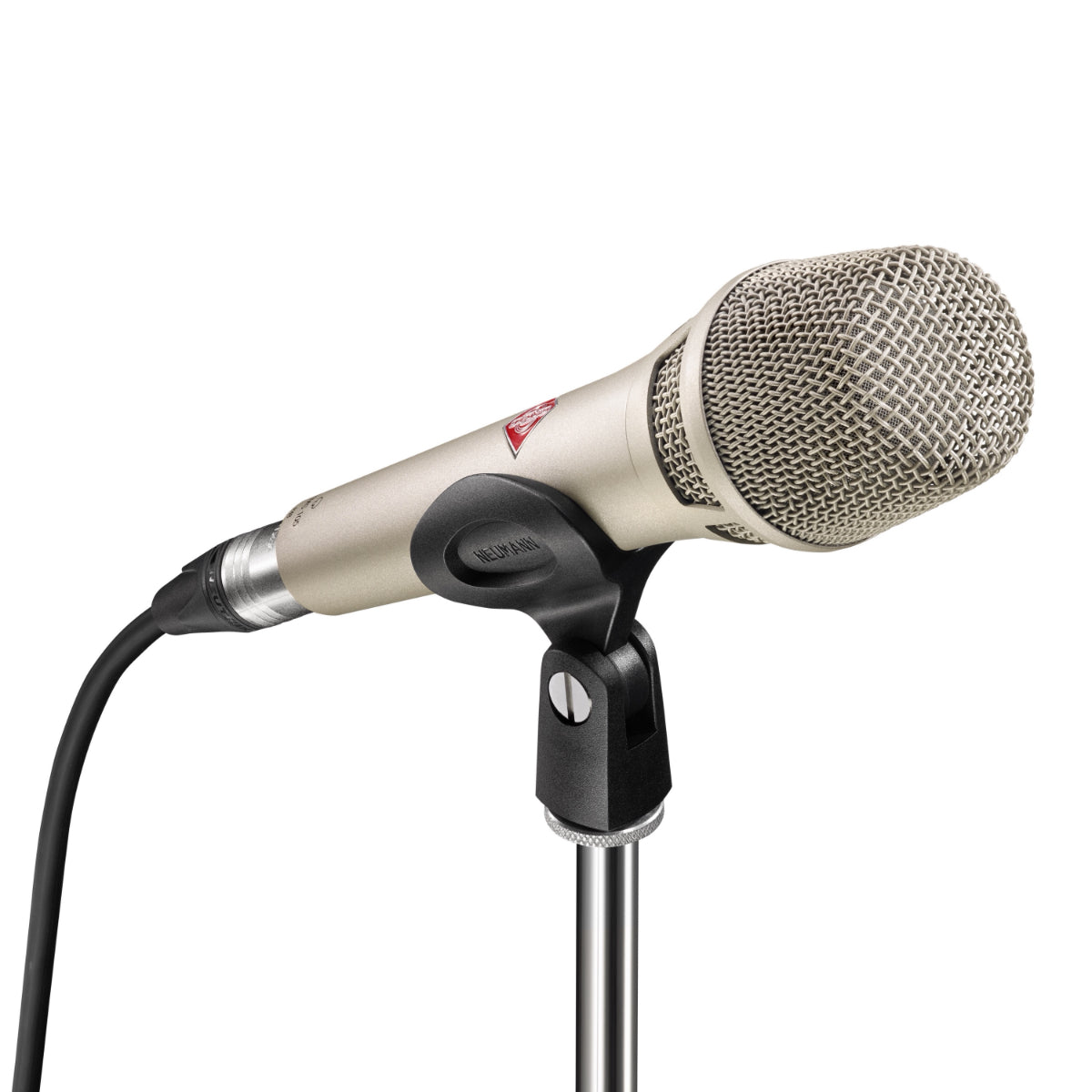 Neumann KMS 105 Studio grade Supercardioid Condenser stage microphone for vocalists, Nickel