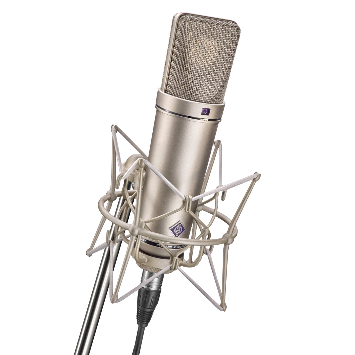 Neumann U 87 Ai Studio Set Large Diaphragm Multipattern Cardioid Condenser Microphone Set - Nickel