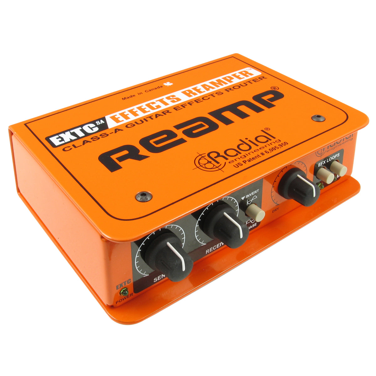 Radial EXTC-SA Guitar pedal send & receive interface for recording sys