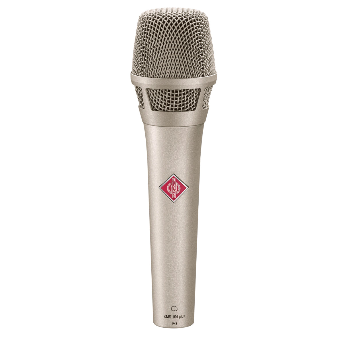Neumann KMS 104 PLUS Vocalist Microphone, Cardioid, Nickel, Condenser Microphone Capsule, SG 105