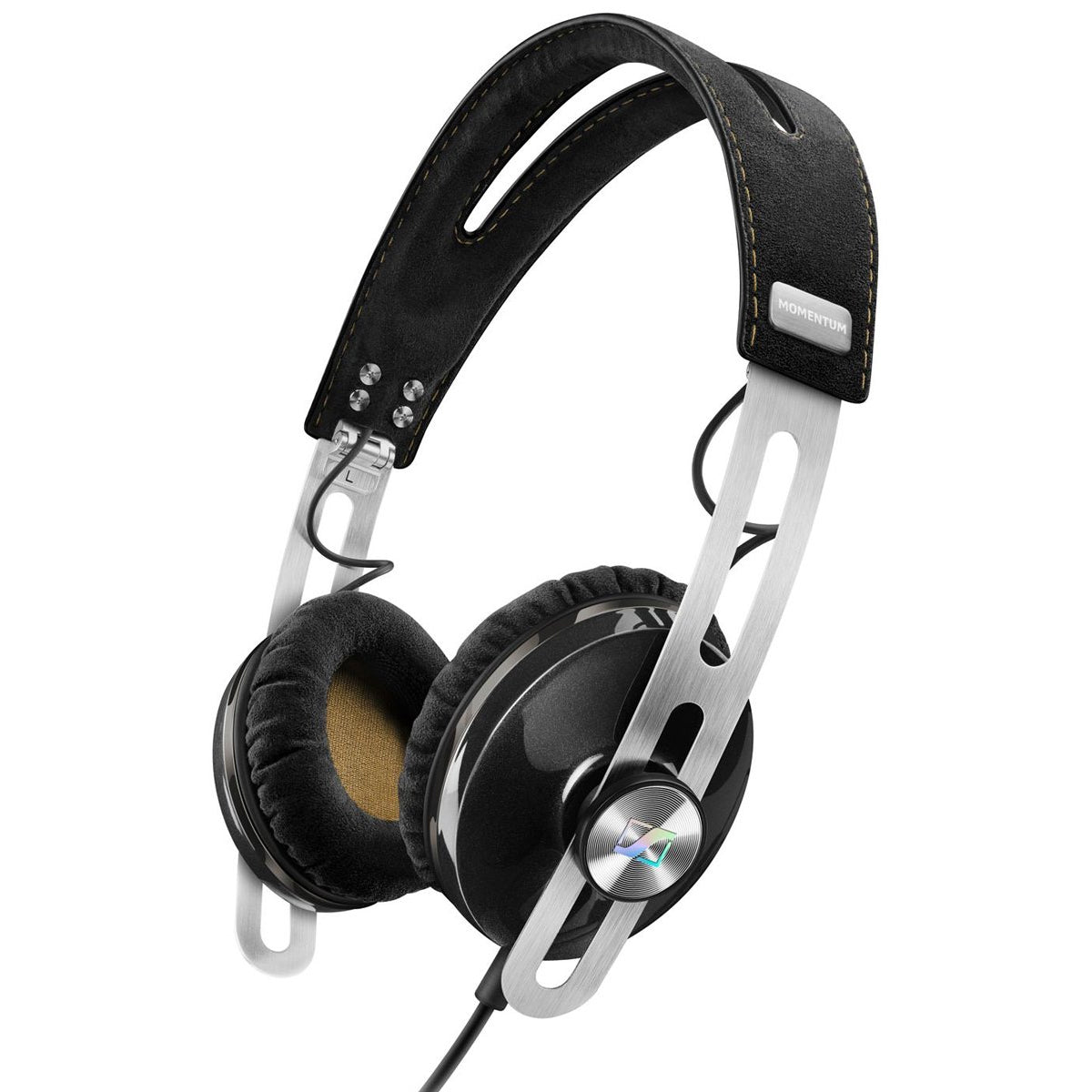 Sennheiser MOMENTUM 2 On-Ear Closed Supra-aural Headphones for iPhone/iPad/iPod - Black - B-Stock