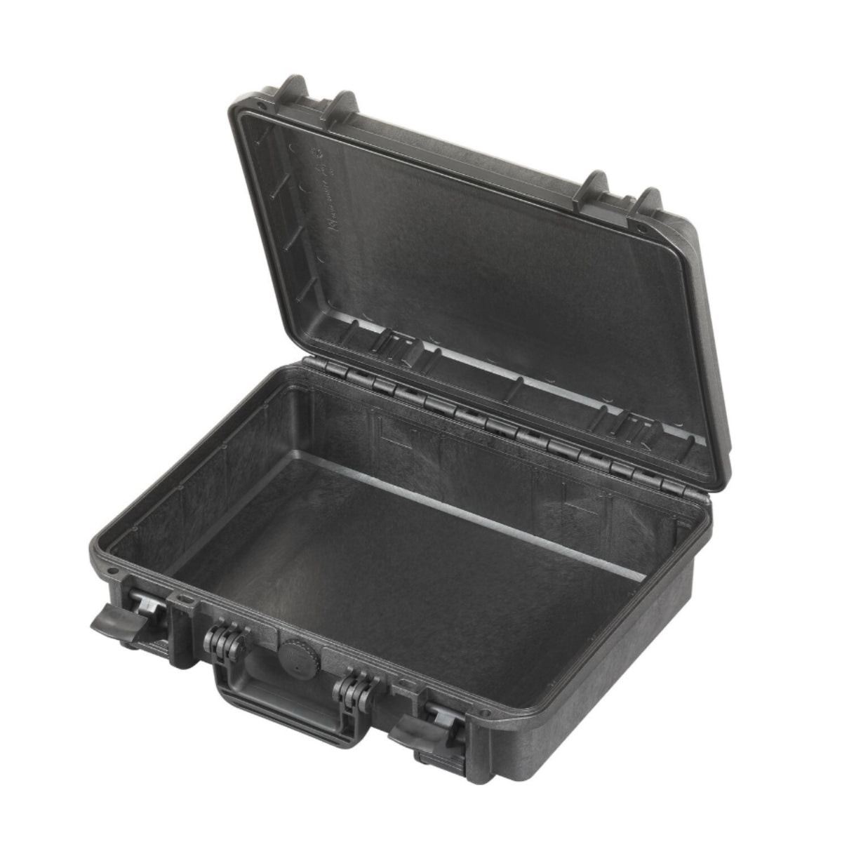 SP PRO 380H115 Black Carry Case, Empty w/ Convoluted Foam in Lid, ID: L380xW270xH115mm