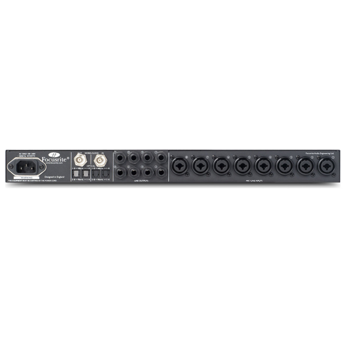 Focusrite OctoPre MkII Dynamic 8 channel Mic Pre with Built-in Compression