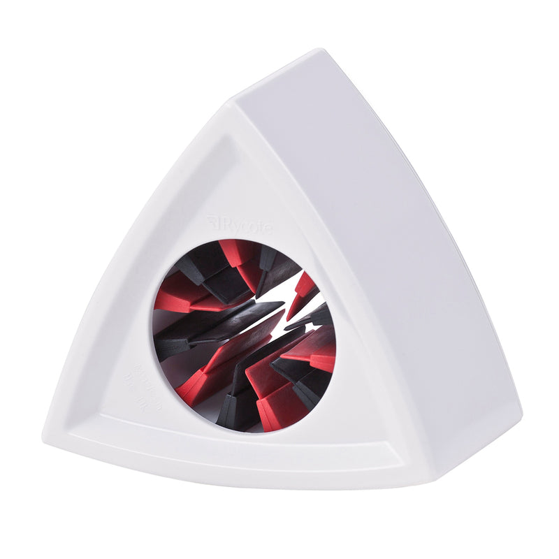 Rycote Triangular White Mic Flag, Three-sided, For 19-38mm Diameter Mics, Single