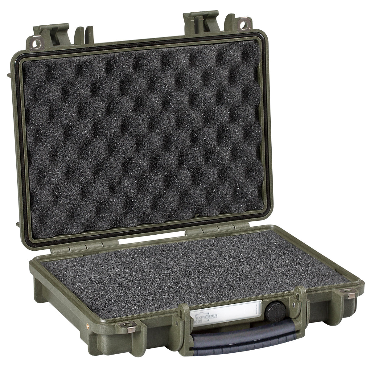 Explorer Cases 3005G Copolymer Polypropylene Waterproof Case - Military Green W/Pre-Cubed Foam