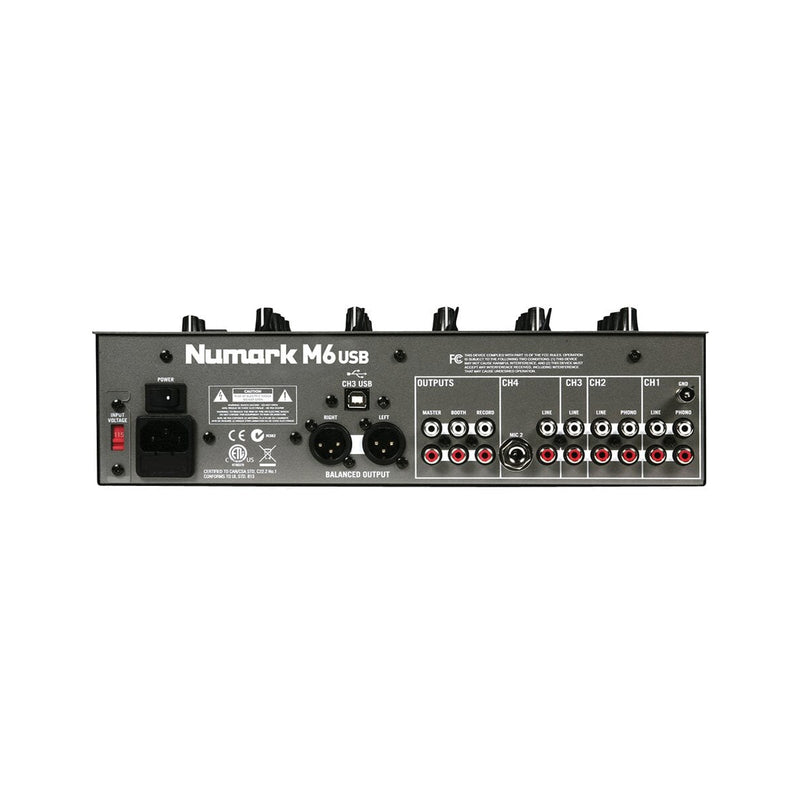 Numark M6 USB 4-Channel USB DJ Mixer