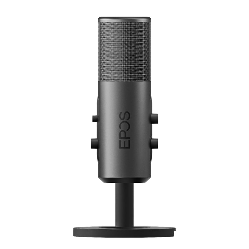 EPOS B20 Streaming Microphone, Four-pattern, 2.9m USB Cable, Desk Stand, Digital Plug & Play